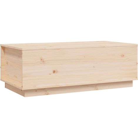 Maison Exclusive - Couchtisch 100x50x35 cm Massivholz Kiefer (1/5)
