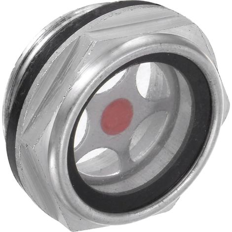 Vitre de Niveau D'Huile pour Compresseur D'Air M27x1,5mm Mâle 1 Pcs (1/5)