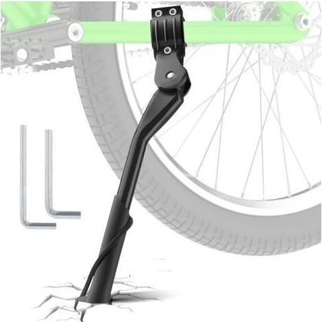 Béquille de Vélo Réglable en Hauteur, Fond Antidérapant en Silicone pour 24 à 29 Pouces, VTT, Vélos Électriques, Randonnée et Ville (1/4)