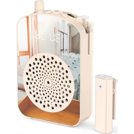 Amplificateur Vocal Portable sans Fil avec Micro-Cravate et étui (1/5)