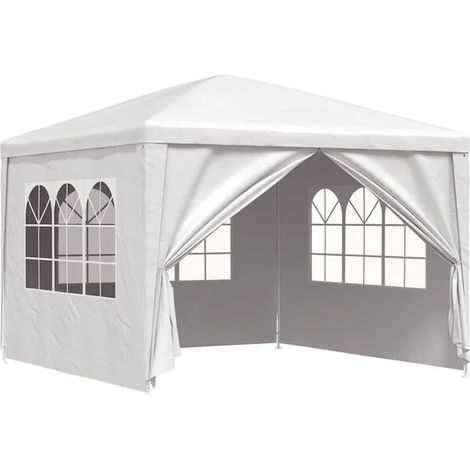 Tente de réception 3 x 3 m Blanc (1/2)