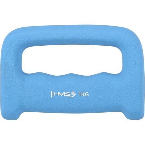 Hellblaue Neopren-Dip-Hantel 1,0 kg