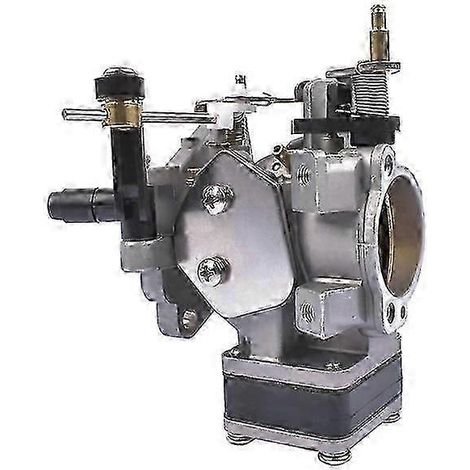 Carburateur pour moteur hors-bord Yamaha 9,9 CV et 15 CV (9.9EL/ES/L/S/MS/C/D et 15EL/ES/L/ML/S/MS/C/D, 2 temps, 1986-1993, références : 6E8-14301-00 et 6E7-14301-70, n° 47164) (1/5)