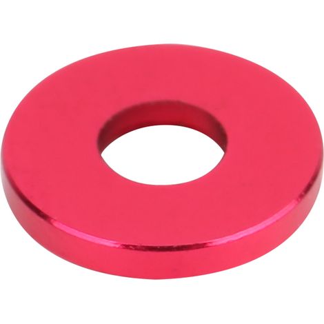 20 Pièces Rondelles en Alliage d'Aluminium 6061 pour Vis à Six Pans Creux M3 - Rose Vif (1/5)