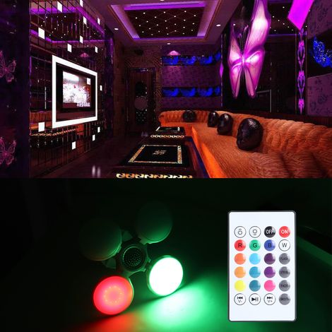 LED-Bluetooth-Fußballlampe, für den Heimgebrauch, siebenfarbiges RGB-Ambientelicht, Bluetooth-Glühbirne. (1/5)