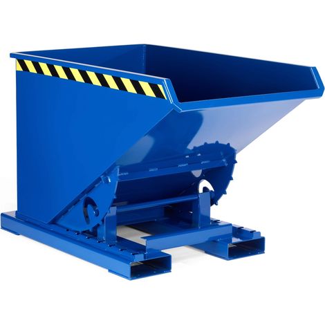 R+R Industrietechnik Abrollkipper Typ RAM-30 770x1340x825mm 300dm³ RAL 5010 Enzianblau