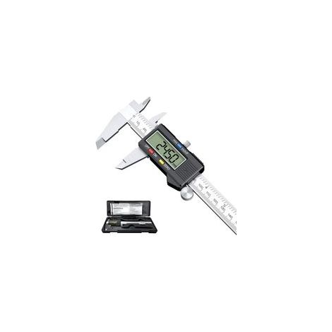 Pied a Coulisse, Pied à Coulisse Digital 150mm Acier Inoxydable Grand Écran LCD Précision Réglable 0.01mm, mm/inch conversion, Résiste aux Eclaboussures, Mesure de l'industrie domestique (1/5)