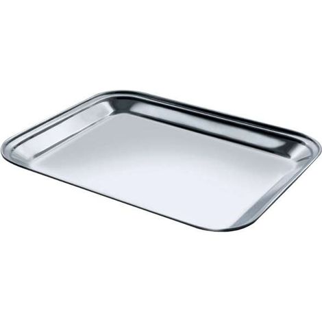 Vassoio Acciaio Rettangolare Cm 40X30 Salvi (1/5)