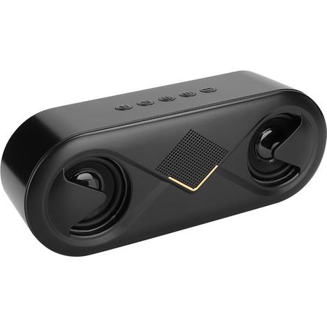 Mini enceinte portable Mega Bass pour exercices en extérieur, avec carte d'alimentation (1/5)