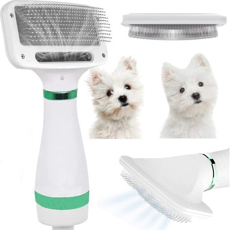 Sèche-cheveux pour chiens - Brosse avec sèche-cheveux (1/5)