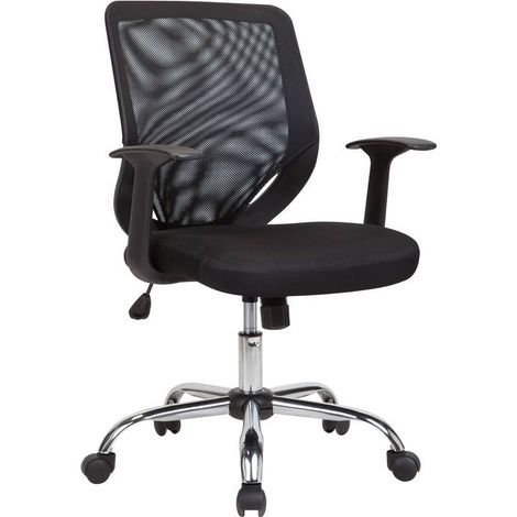 Silla con Ruedas - Sillón de Oficina Gris