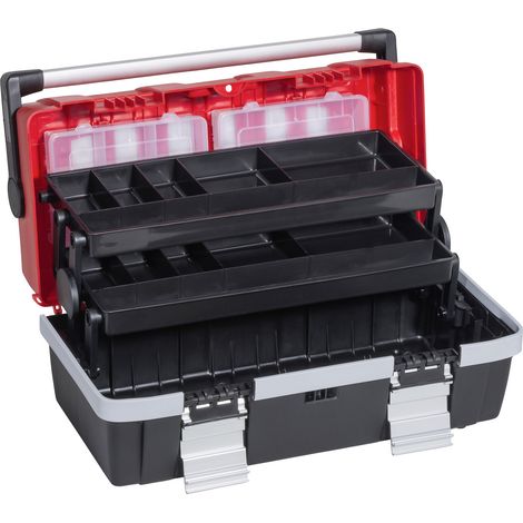 Allit Profi-Werkzeugkoffer McPlus Alu 18 47 x 25 x 21,5 cm Aufbewahrung (1/3)