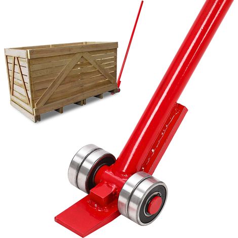 Barre de levier de 3 tonnes, capacité de charge de 6600 lb, 152cm, poignée en acier robuste, roues, manutention d'équipement lourd