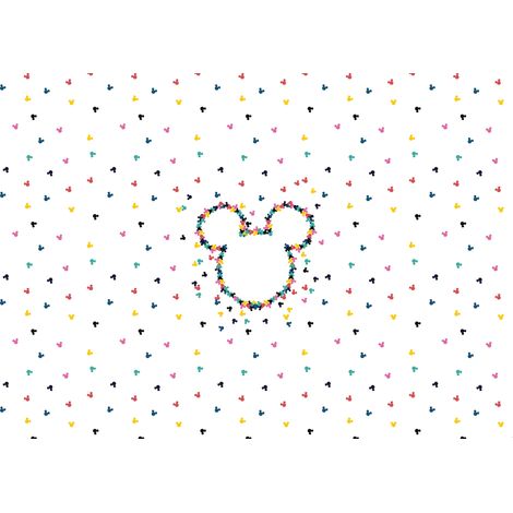 Papier peint panoramique enfant Mickey Attention (1/4)