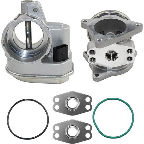 Butterfly Body + EGR Valve Compatible with 1.9 2.0 TDI BKD BKC 038128063G 038129637D 038128063M 038131501AN (1/5)