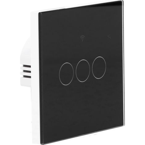 Für Tuya Zigbee Lichtschalter 3-fach EU Fernbedienungs-Touchschalter 100–240 V 50 Hz/60 Hz (1/5)