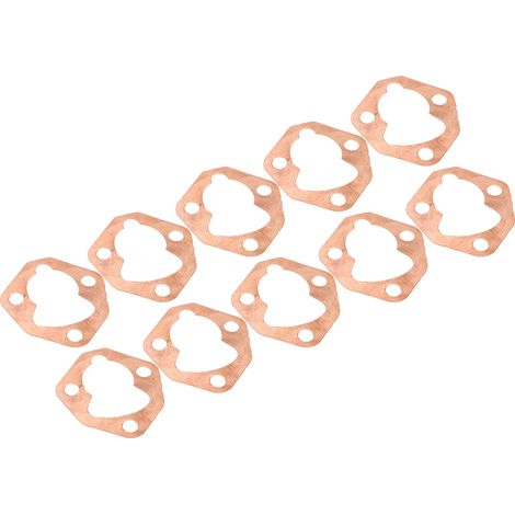 10 joints de culasse pour moteur diesel refroidi par air, joint en cuivre pour pompe d'injection de carburant de groupe électrogène (1/5)