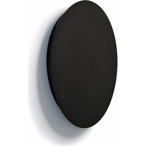 Applique LED Nowodvorski Ring nera acciaio 7W 3000K 15cm