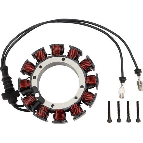 Compatible with the ignition coil, stator and magneto of Harley-Davidson FLHR Road King motorcycles (1999-2001), original part number 29987-99 (1/4)