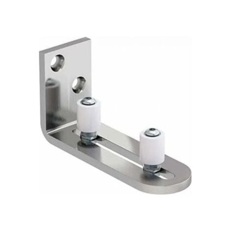 Ajustable Guide de Plancher Mur / porte Guide Inférieur Pour Porte en Bois Coulissante Acier inoxydable (1/5)