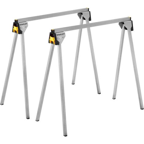 STANLEY STST81337-1 Coppia Di Cavalletti In Metallo Grigio 85,5x73,6x42,4 cm (1/5)