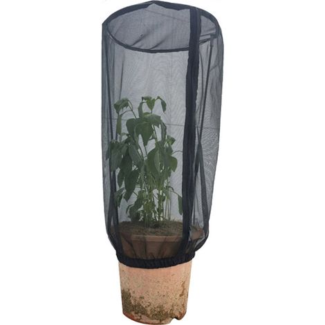 Filet pour plantes – Deux sacs en maille anti-oiseaux avec cordon de serrage, filet en maille pour la protection du jardin – Tomates en pot, plantes potagères, myrtilles, buissons, arbres fruitiers, p (1/5)