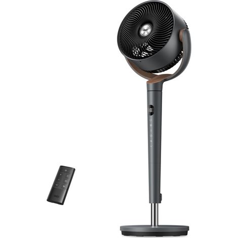ventilateur sur pied très silencieux avec télécommande, ventilateur grand format 20 dB avec moteur CC, oscillation 120°, 3 modes, hauteur réglable 94–107 cm, ventilateur de sol 512 (1/5)