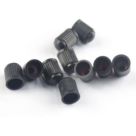 50-Piece Valve Cap Set - For Bicycles, Cars, and Motorcycles - Car and Tire Valve Caps (1/4)