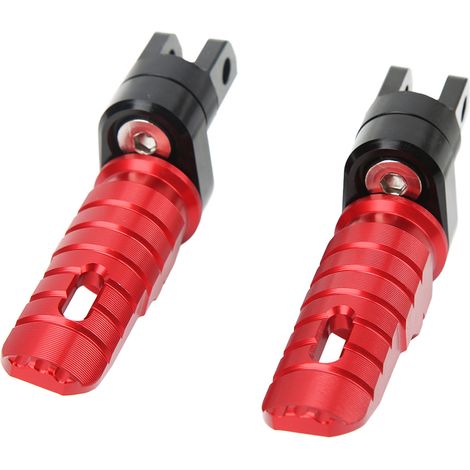 Repose-pieds avant de moto en alliage d'aluminium T6063, support de pédale de remplacement pour Benelli Tornado BN302S TNT rouge (1/5)