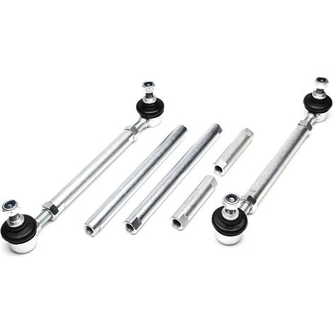 2 biellettes de barre stabilisatrice réglables TATechnix pour BMW E46 / Audi A3 / Opel / VW