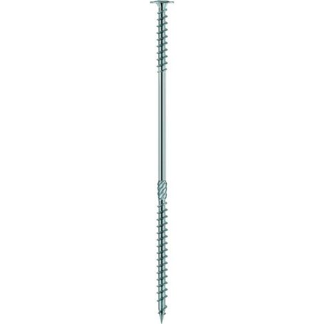 50 Vis Bois Double Filet Tête Large Fraisée Galvanisées+ Tx 40 - 8x165 mm - D-Work