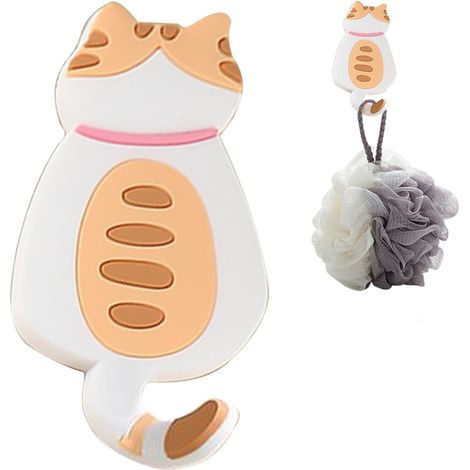 pour clé de chat crochets muraux pour animaux Stickers (1/5)