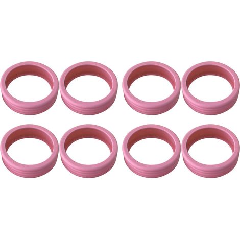 Silikon-Kofferrollenschutzhüllen – Geräusch- und stoßdämpfend – Rosa – Schutz für Gepäckrollen (1/5)