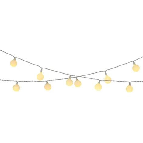 Solarlichterkette 30 LEDs, 3 lm, warmweißes Licht, IP44, 2,9 m