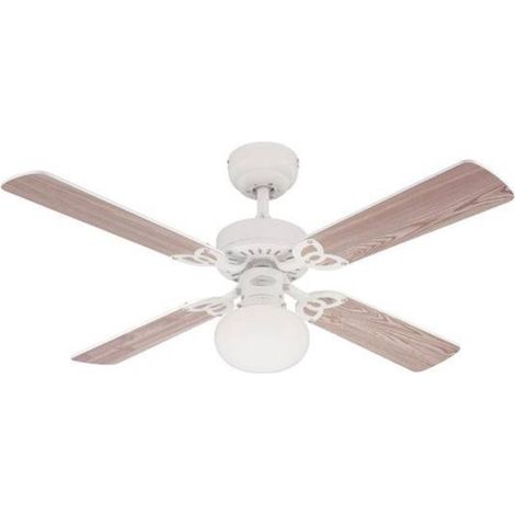 Ventilateur de plafond Vegas Blanc avec éclairage (1/5)