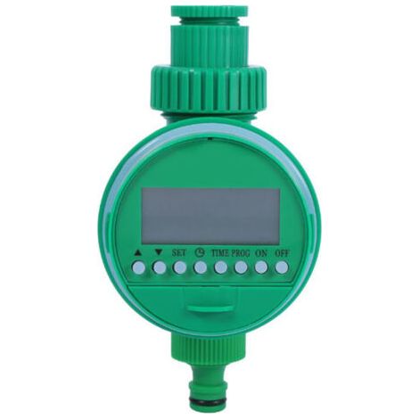 Programmateur arrosage auto jardin, contrôleur irrigation numérique LCD, temporisation pluie, pour robinet jardin, pelouse, jardin et serre (1/5)