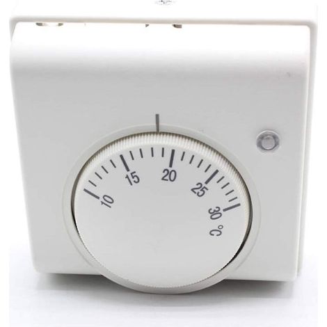 Thermostat De Climatiseur Central, Vanne De RéGulation De TempéRature De Gaz éLectrique, RéGulateur De TempéRature De Plancher Chauffant, avec Voyant Lumineux (1/5)