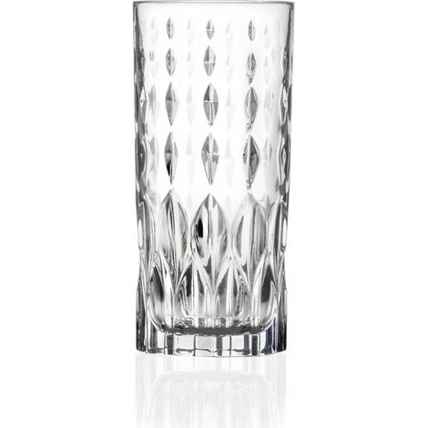 RCR Cristalleria Italiana Marilyn - HB - Set da 6 Bicchieri Long Drink in Vetro (1/2)