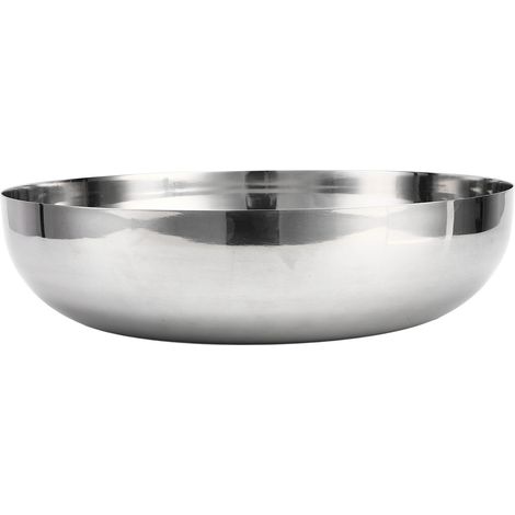 Bol en acier inoxydable 304, facile à nettoyer, peu encombrant et élégant. Idéal pour la cuisson et la pâtisserie. (1/5)