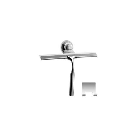 Duschabzieher 25,4 x 16,5 cm, Edelstahl, zur Reinigung von Glas und Badezimmer, effizient und langlebig - Crezuo (1/4)