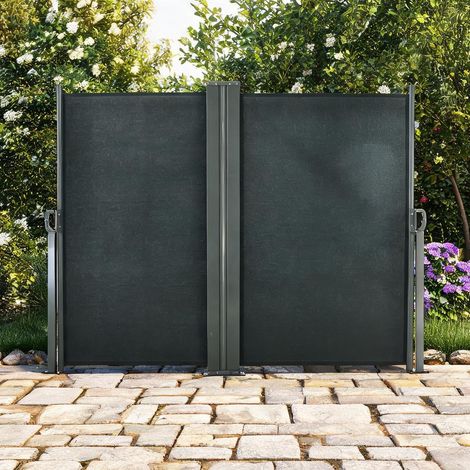 Store banne grigio en metallo poliestere 600 x 4 x 180 cm (1/5)