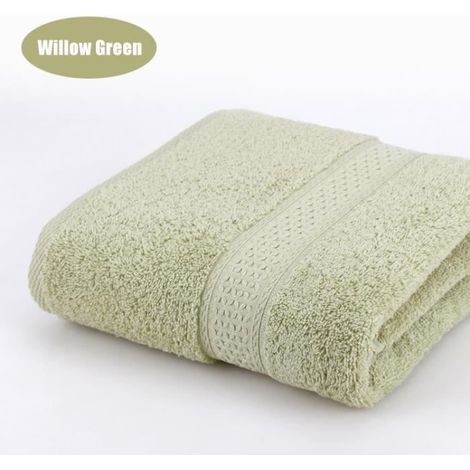 Serviette de bain,Grande Serviette de Bain Japonaise en Coton Pur,17 Couleurs,Super Absorbante,Épaisse,Douce- 74x34cm -4 pcs[J]