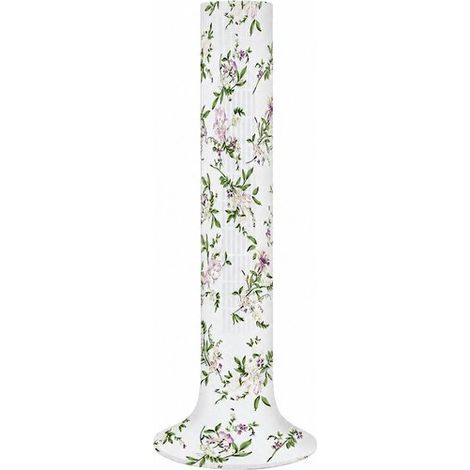 Housse de protection pour ventilateur tour 92 à 125 cm, tissu élastique et étanche, protection lavable contre poussière et UV, blanc (1/5)