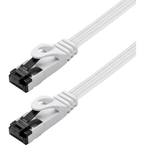 Maxtrack TI55-5L RJ45 Câble réseau, câble patch CAT 8.1 U/FTP 5 m blanc plat 1 pc(s) (1/5)