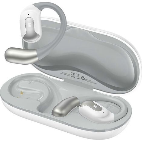 Écouteurs intra-auriculaires MONSTER AC317 à sortie ouverte, Bluetooth 5.4, sans fil, avec crochets d'oreille, réduction de bruit et son stéréo. (1/4)