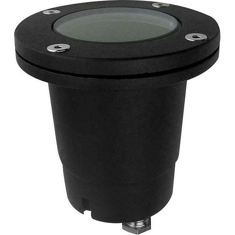 TIDIAN Empotrable De Suelo IP67 Ø98mm Para bombilla tipo GU10 (No incluida). Foco Suelo Exterior Iluminación Terrazas o Caminos