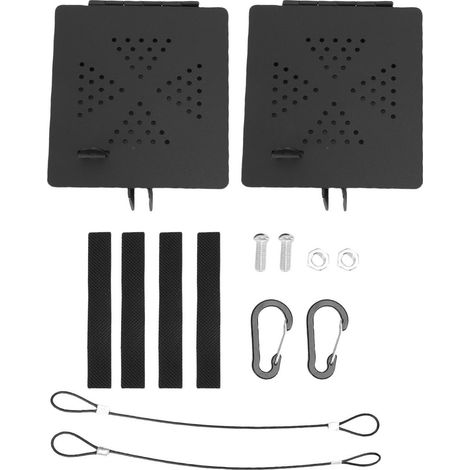 Tapa para el extremo del parachoques de autocaravana para parachoques cuadrados estándar de 4 pulgadas, orificios de ventilación, almacenamiento seguro de la manguera de escape, accesorios para viajes (1/5)