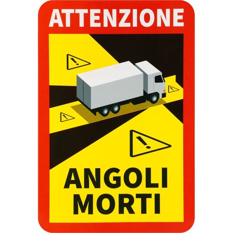 Contrassegno adesivo angoli morti, 1 pz - Camion - ITA (1/5)