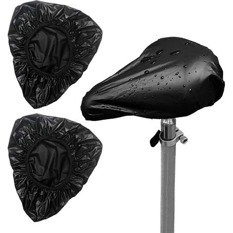 Housse De Siège De Vélo Étanche 2 Pièces, Protecteur De Selle De Vélo, Accessoires De Vélo, Housse De Siège De Vélo Élastique, Housse De Siège De Vélo en PVC (1/5)