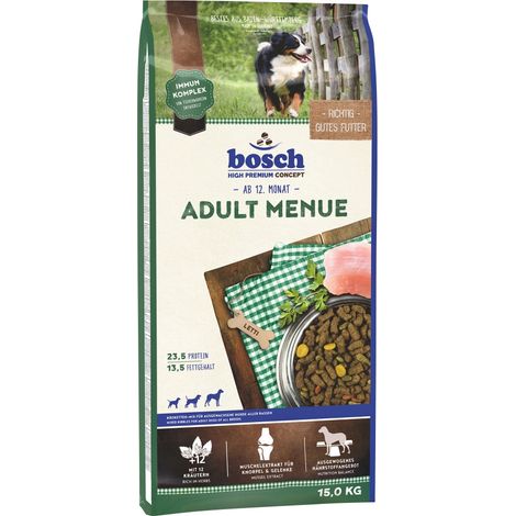 Bosch Adult Menue Trockenfutter für Hunde 15 kg (1/3)